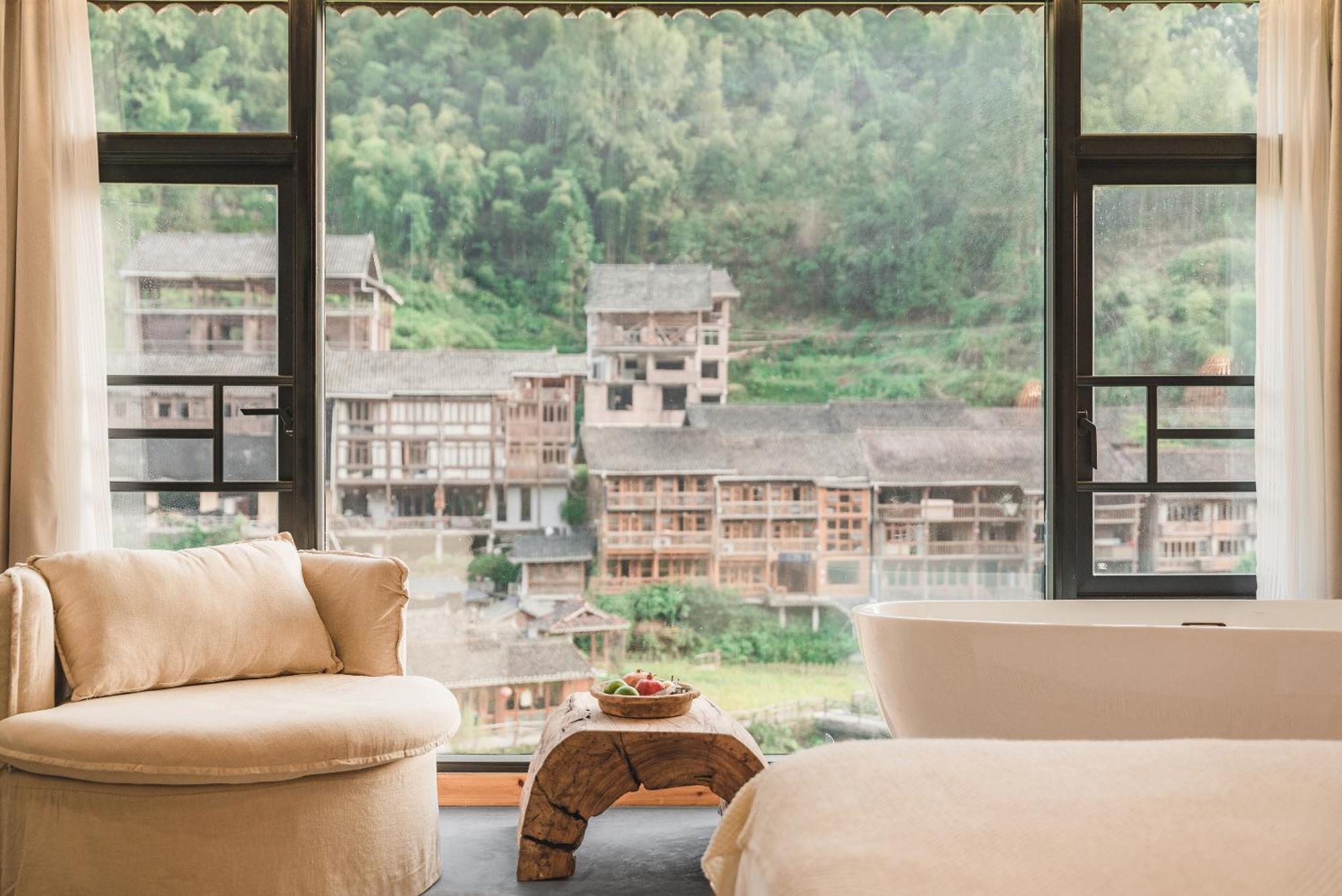 肇兴溪舍山堂 Creekside Inn Liping Buitenkant foto